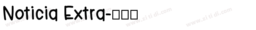 Noticia Extra字体转换